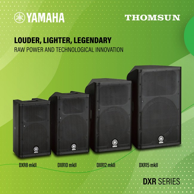 Yamaha dxr hot sale speakers